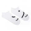 Чорапи до глезена с усмивка в бяло M (39-42)